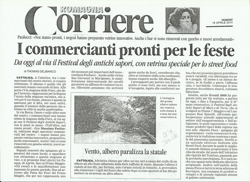 Articolo Corriere Romagna