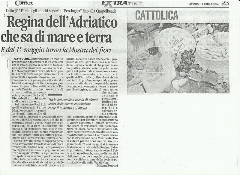 Rassegna stampa Corriere Romagna